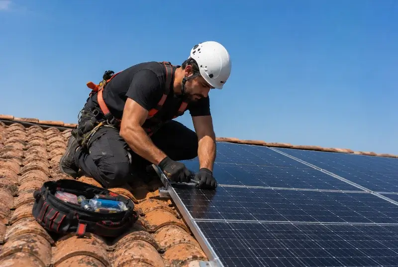 Maintenance et monitoring de panneaux solaires à Wittisheim